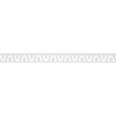 4"H x 5/8"P x 48"L Metamora Architectural Grade PVC Running Trim