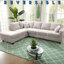 Canapé modulaire réversible Vega en fausse fourrure-108053178