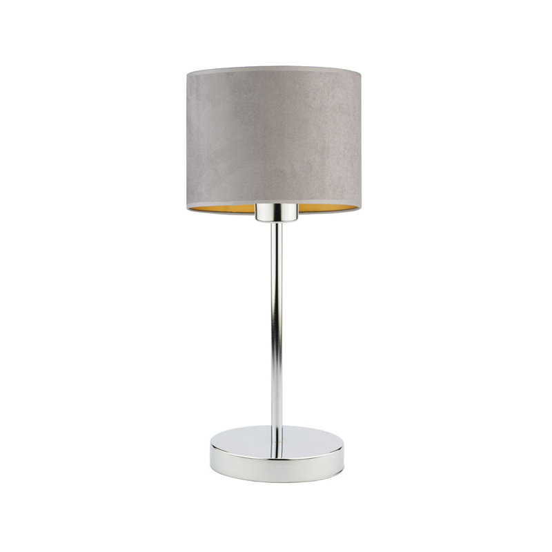 Letina Metal Desk Lamp, Chrome, Grey/Gold