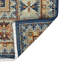 Tapis oriental noué à la main en bleu / gris-84891981