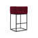 Upholstered Counter Stool with Metal Frame