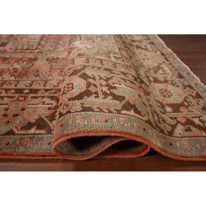 Tapis géométrique rétro 8 x 11