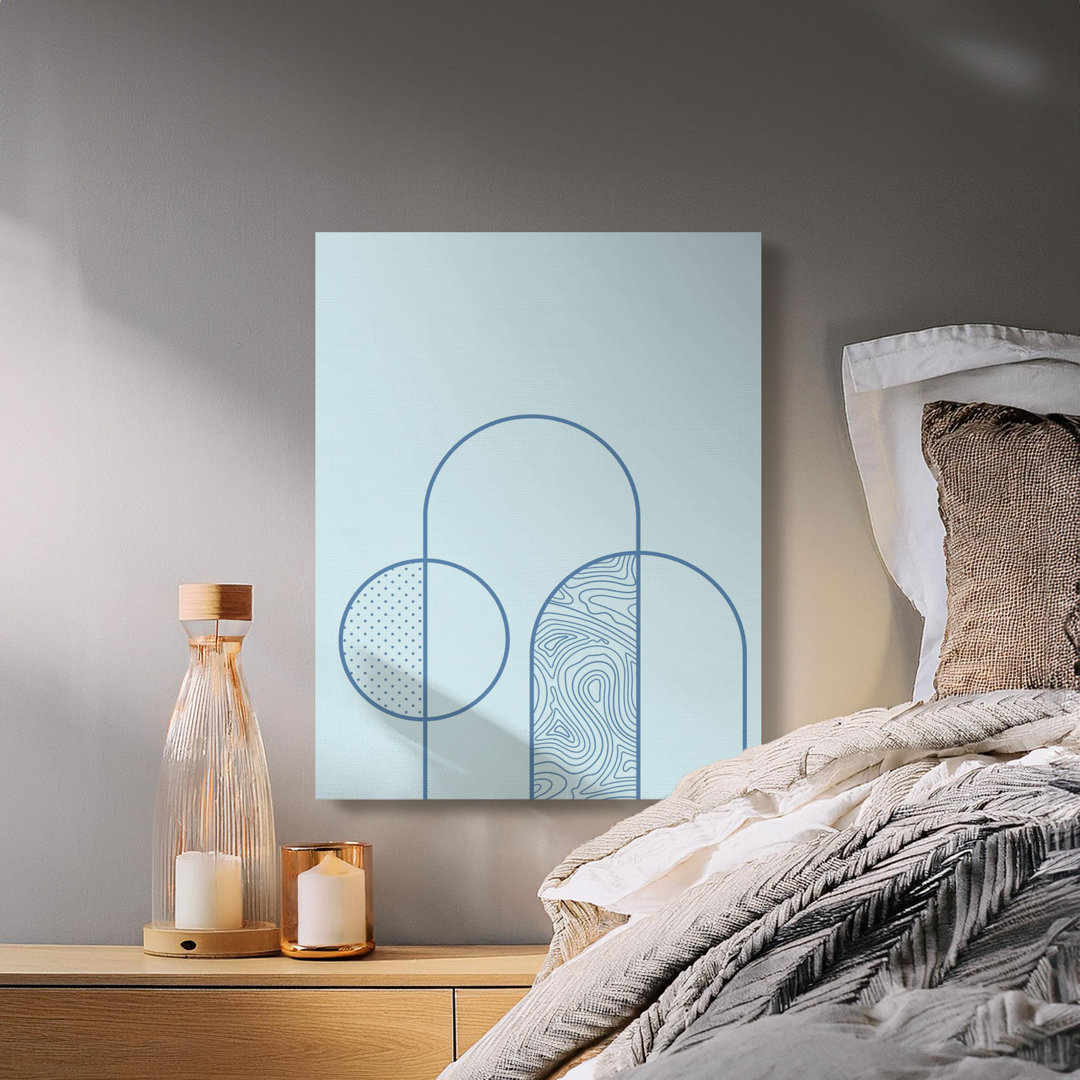 Abstract Geometric Canvas Wall Art, Modern Arch Canvas Print, Gallery Wrapped, Ready to Hang, Archival Quality, Minimalist Home Decor