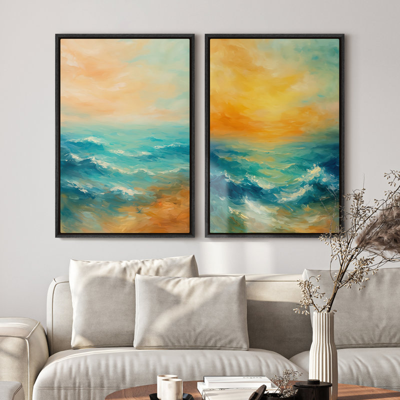 Art mural encadré sur toile, rétro muraux abstraits pour chambre à coucher, Noir, H 24 po x l 16 po