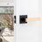 Summit Matte Black Combined Bed/Bath & Hall/Closet Modern Door Handle (Privacy/Passage)-71089166-71089169-95382582
