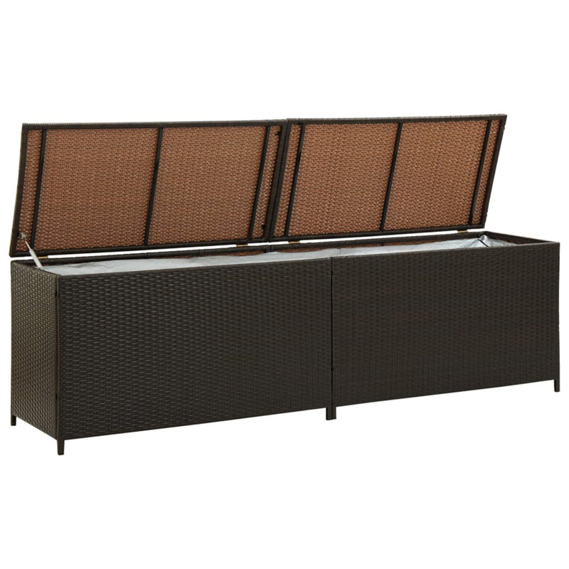 META 200cm W 550L Deck Box, Brown