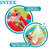 Inflatable Water Slide & Kids Pool, Rainbow Ring Play Center - Outdoor -Up Splash Pad W/ Sprinkler For Toddlers Ages 2+