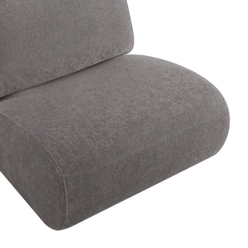 Nita 33'' Swivel Upholstered Accent Chair (Set of 2), Elite Pewter Linen