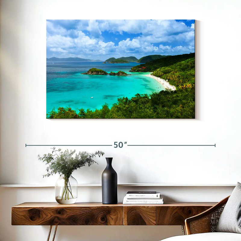 Carré des Caraïbes, baie Gillard, H 26 po x l 39 po