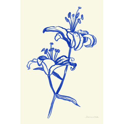Encre lis bleu I
