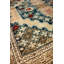 Tapis de couloir rétro en laine de style rétro 3 pi 8 po x 9 pi 6 po rétro bleu