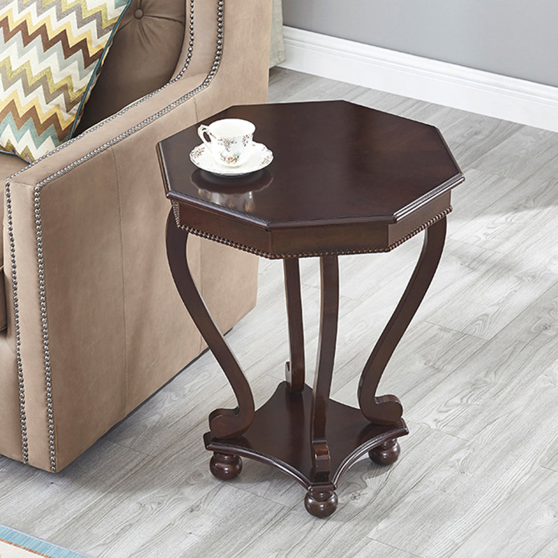 Table de bout Modern, Brun noyer