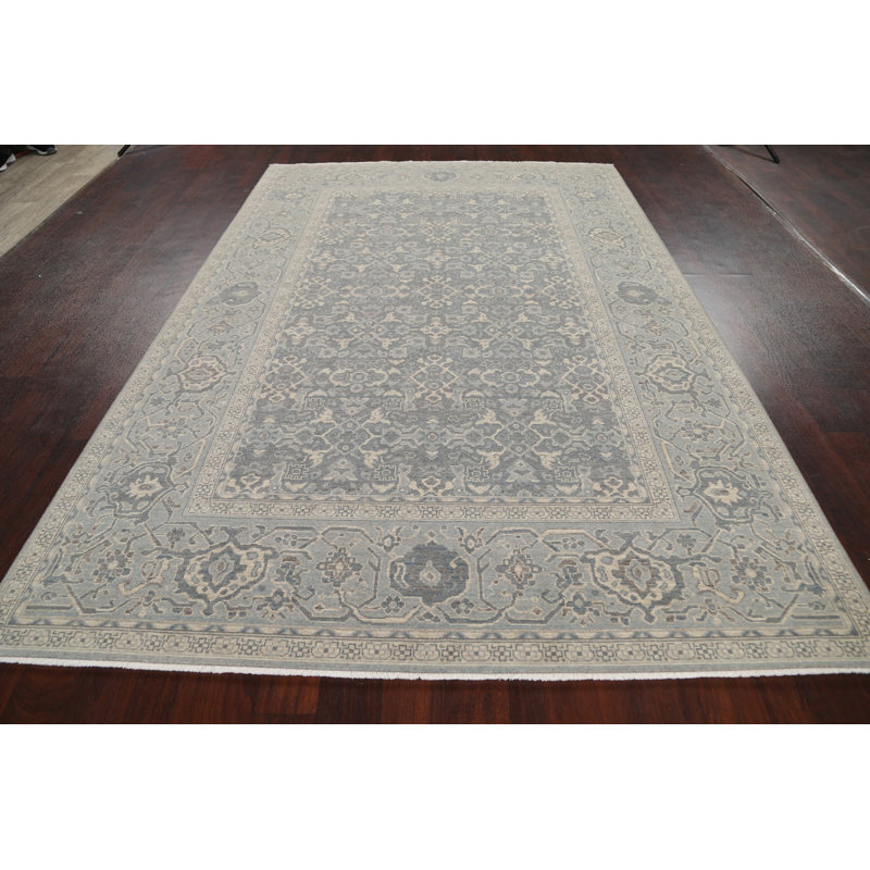 Tapis oriental gris / beige en laine