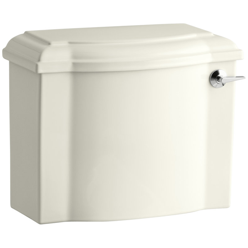 Devonshire 1.28 GPF Tank with Right-Hand Trip Lever, Biscuit