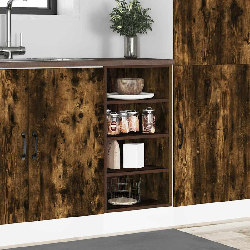 Bottom Cabinet Riga, Smoked Oak