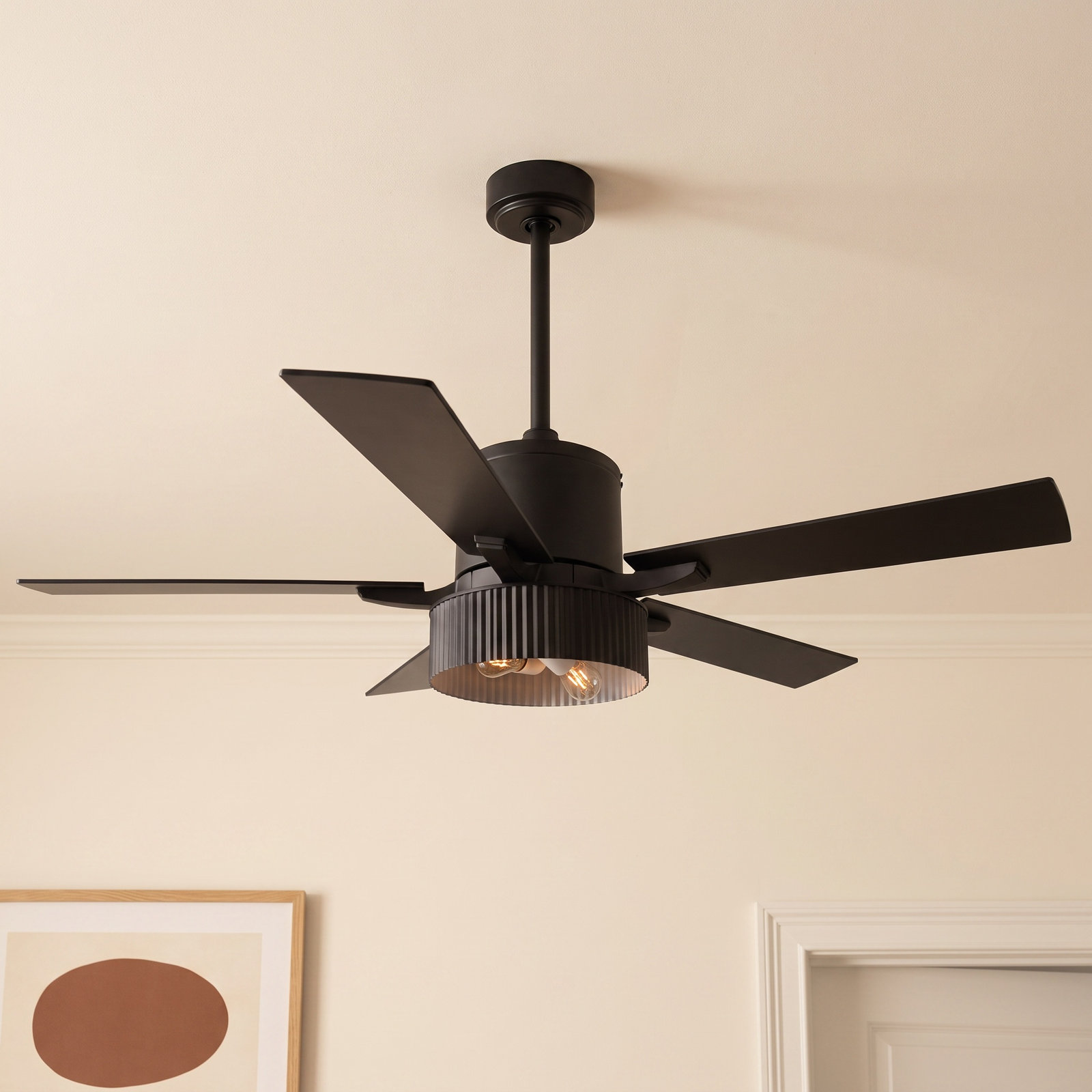 Gudinas 52'' 5 Blade Ceiling Fan with Light Kit