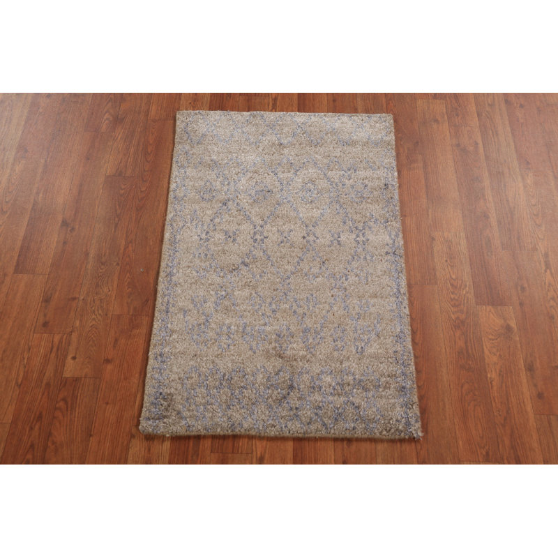 Handmade Moroccan Indian Rug 2x3
