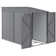 5 ft. W x 9 ft. D Metal Lear-To Storage Shed