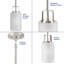 Luminaire suspendu cylindrique 1 lumière-507957807