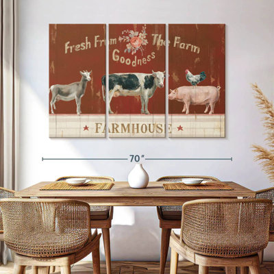 Plaque murale Kema Farm Patchwork II
