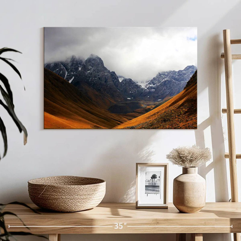 Paysage de montagne d'Alvord Alaskan