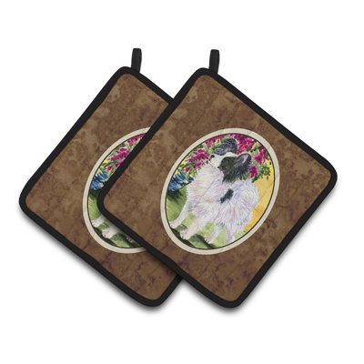 Caroline's Treasures Papillon Polyester Potholder