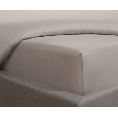 Marone Sateen Machine Woven Fitted Sheet