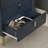 3-Drawer Modern Nightstand With Metal Legs-2063962755