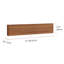 Aqua Teak Manada Teak Magnetic Knife Holder-700501102