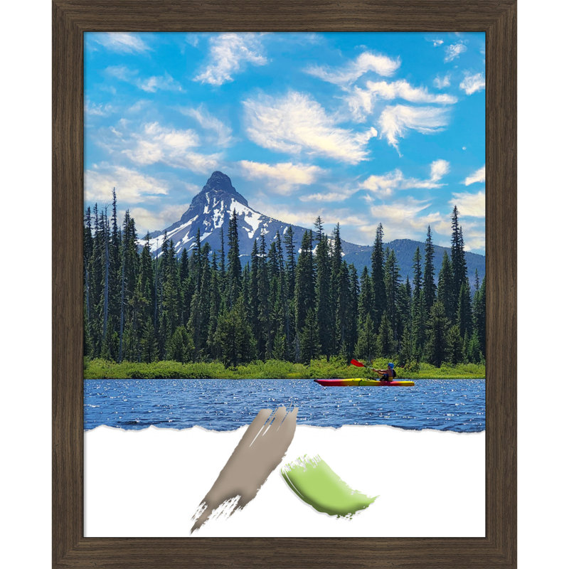 Kanavis Brown Wood Picture Frame, 16'' W x 20'' H