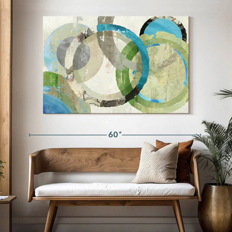 Avery Viridescent Rings, 34" H x 51" W