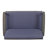 Wood Patio Conversation Set With Cushion-193123925-193123931