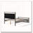 Boucle Fabric  Upholstered Bed