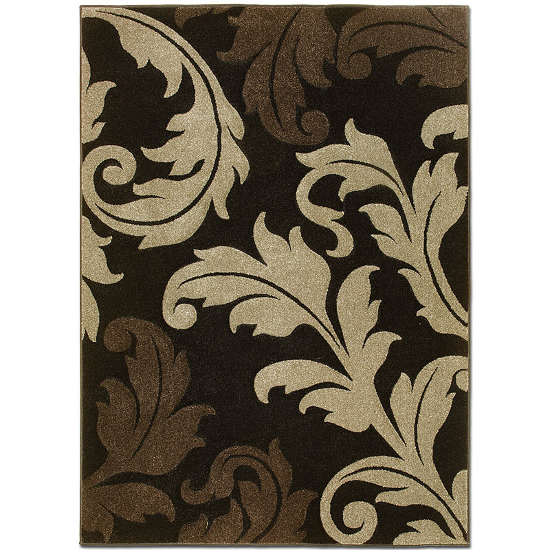 Floral Indoor Rug, Rectangle 5'2" x 7'2"