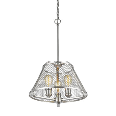 Lustre géométrique à 3 lumières Valya