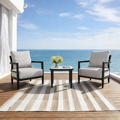 3PC Outdoor Aluminum Patio Furniture