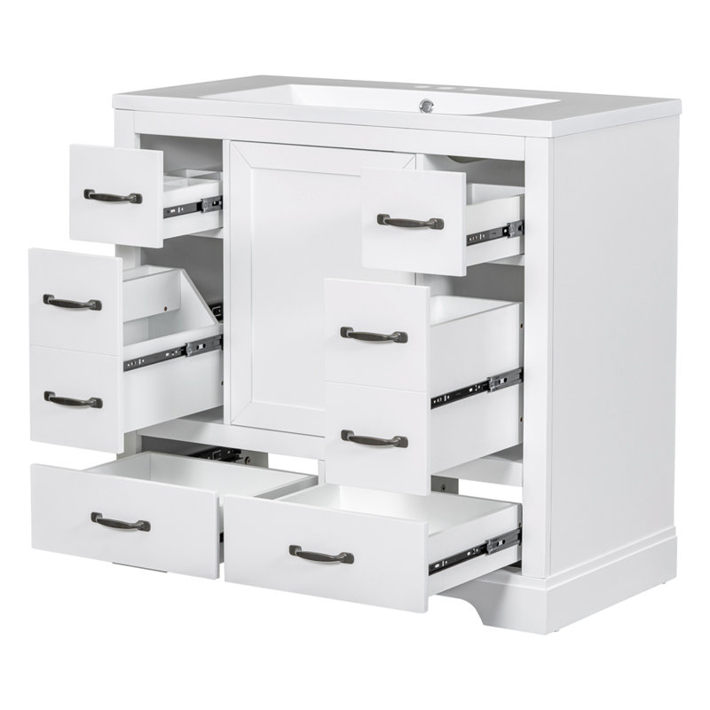 Meuble-lavabo simple 36,11 avec comptoir