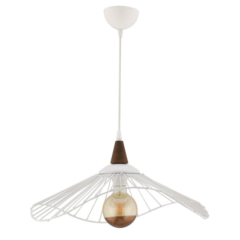 Lustre, Blanc / Brun