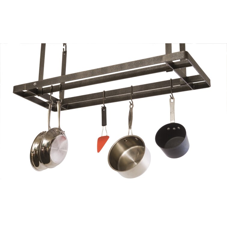 EN-WR Premier Collection Utensil Bar Wall Mounted Pot Rack in Multiple  Finishes, 18 W to 48 W by Enclume