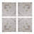 S/4  Wooden Square Wall Panels