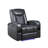 Alair Dark Gray Leather Aire Power Motion Recliner W/Bluetooth-2085958075