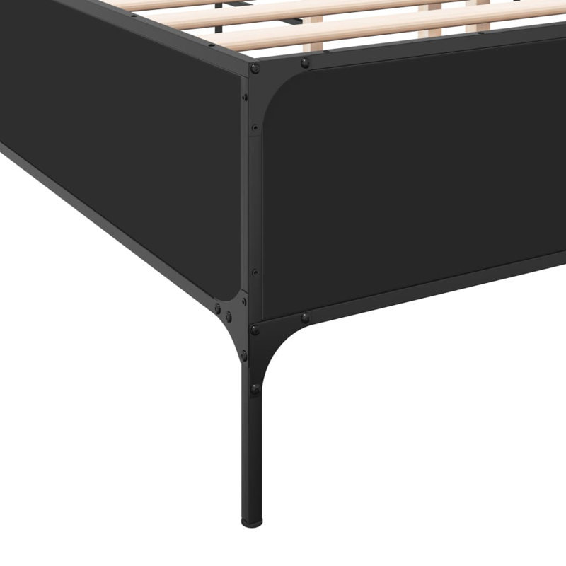 Ablie Bed, 200 x 200cm, Black