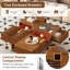 Table basse seulement la table, pas de chaises.-829615585