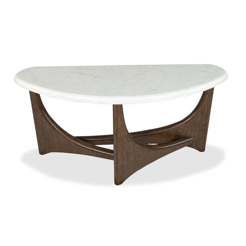 Table de canapé Demilune