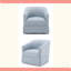 Chaise pivotante à jupe-1487772803