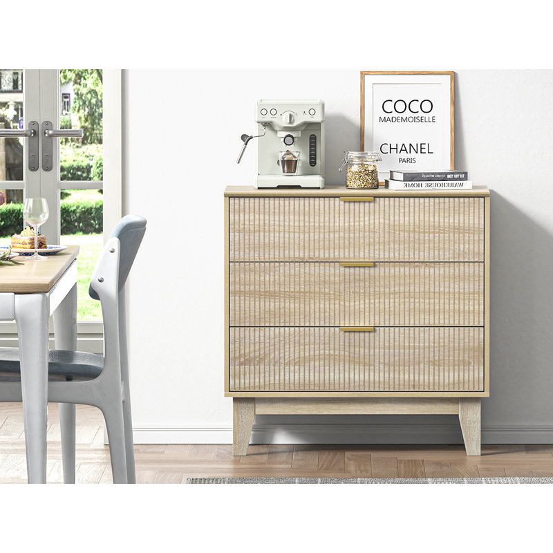 Commode 3 tiroirs Candelario