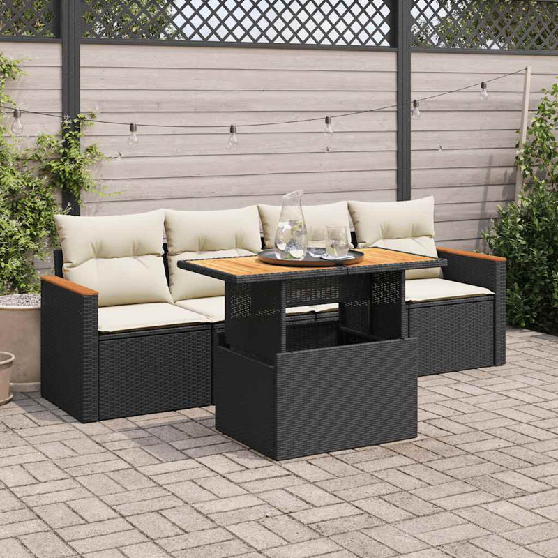 55cm Wide Patio Sofa with Cushions
