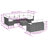 Vidaxl Garden Sofa Set Grey