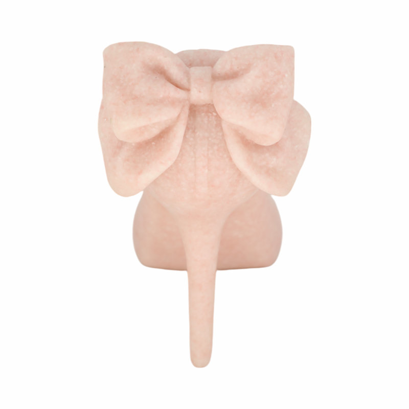 Sagebrook Home 9" Laxmi Pink Quartz Resin High Heel Statuary