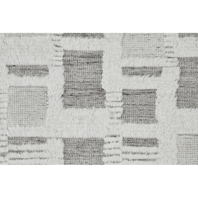 Piri - White Smoke, Rectangle 10' x 14'